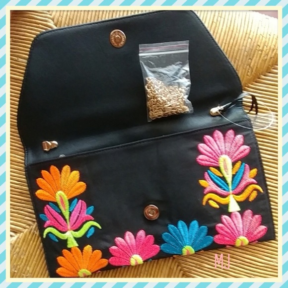 💕New 💕😍👛Black multi Clutch Bag - Picture 2 of 3